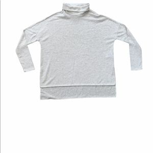 Lucky Brand Grey Turtleneck Pull Over Sweater